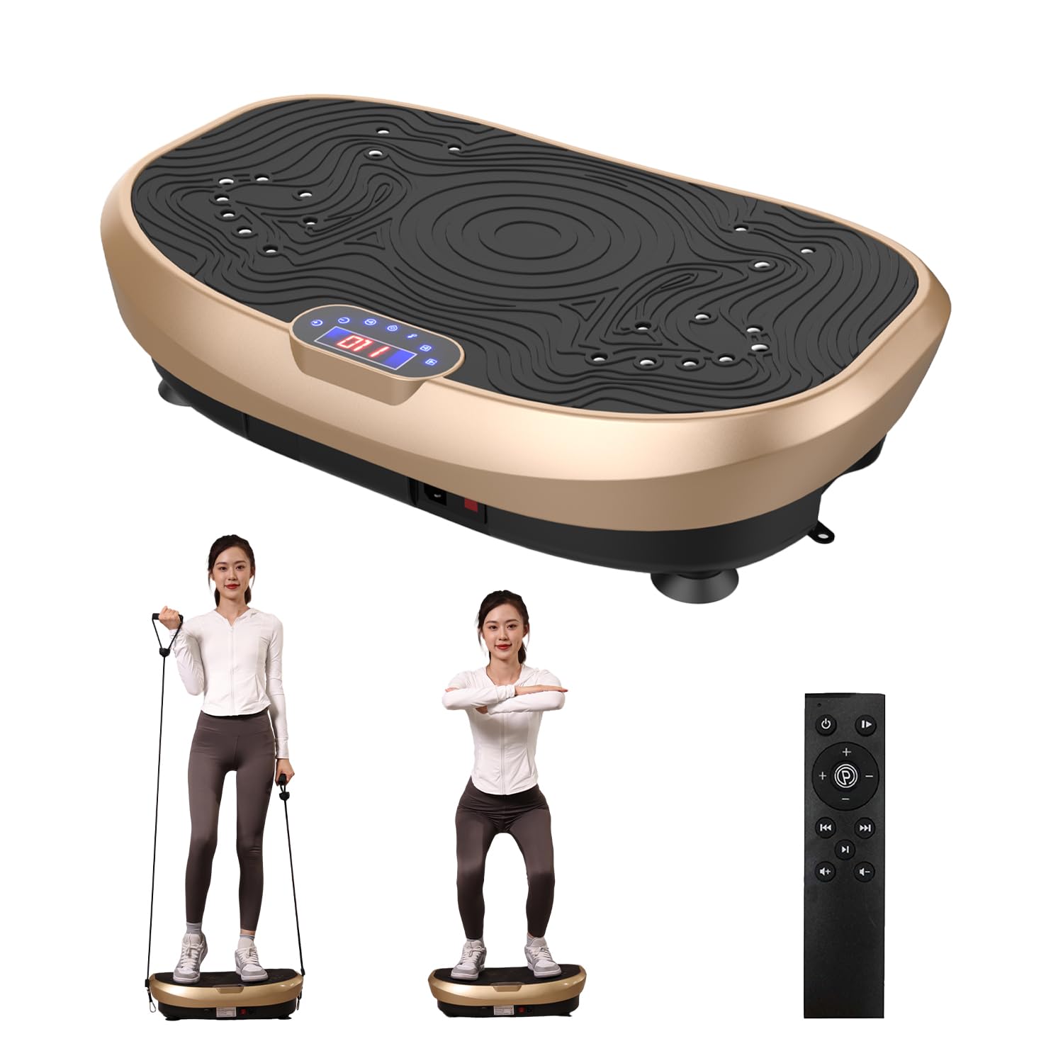 Amazon | AORTD 振動マシン 3D ぶるぶる振動マシーン 120段階調節 静音